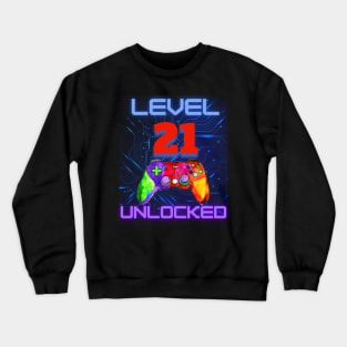 Level Unlocked Ultimate Gamer Graphic “3” Crewneck Sweatshirt